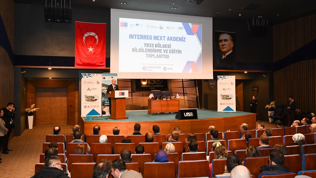 Ar-Ge birimimiz, Uşak'ta düzenlenen İNTERREG Next Akdeniz Programı bilgilendirme toplantısına katıldı